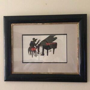 Custom Framed African American Art - Cricket / Annie Lee (Rare Find)